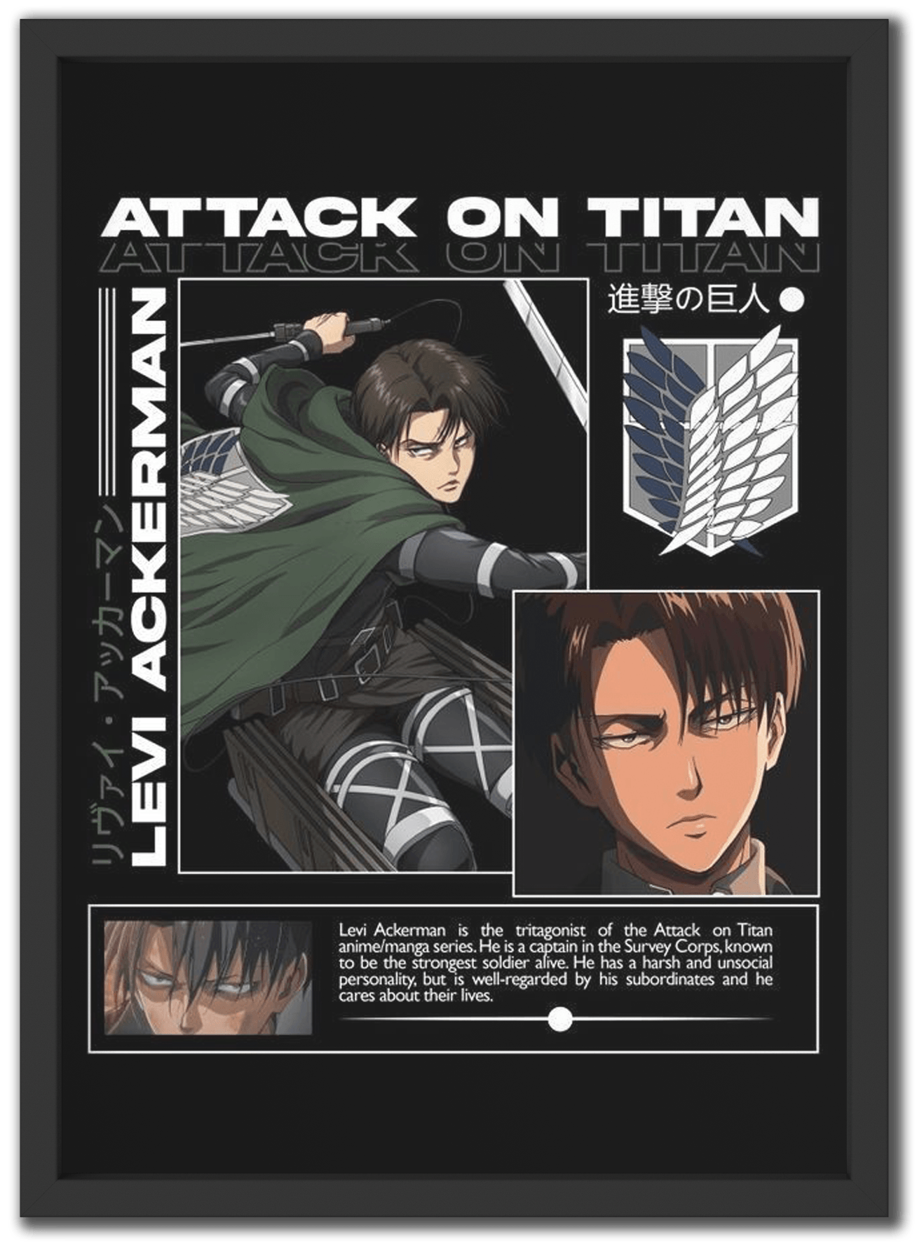 Levi Ackerman Black
