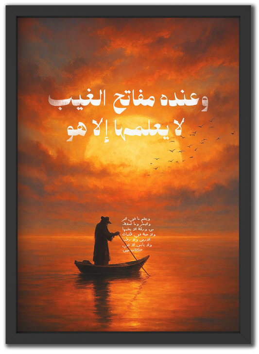 و عنده مفاتح الغيب
