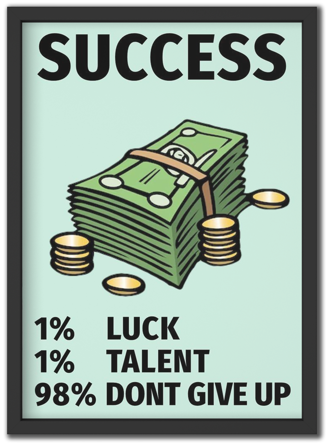 Success is Never Giving Up