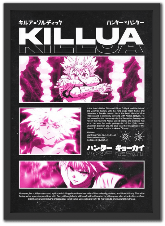 Killua Zoldyck Pink Effect